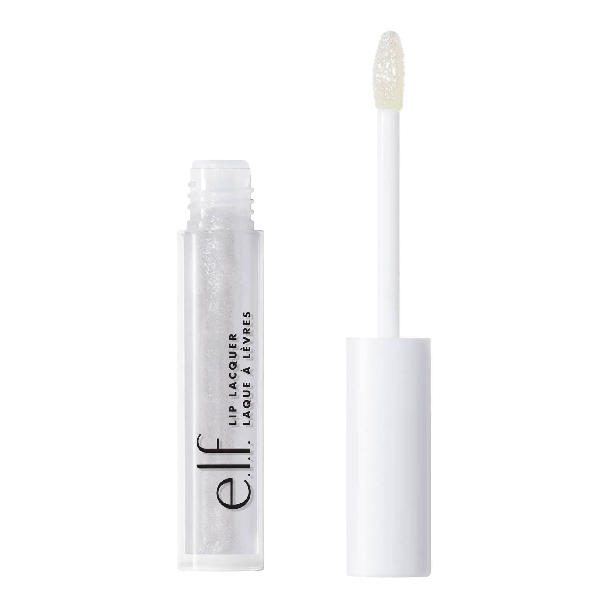 e.l.f. Lip Lacquer, Wild Rose | High-Shine, Non-Sticky, Vegan & Cruelty-Free Lip Gloss — Bubbles