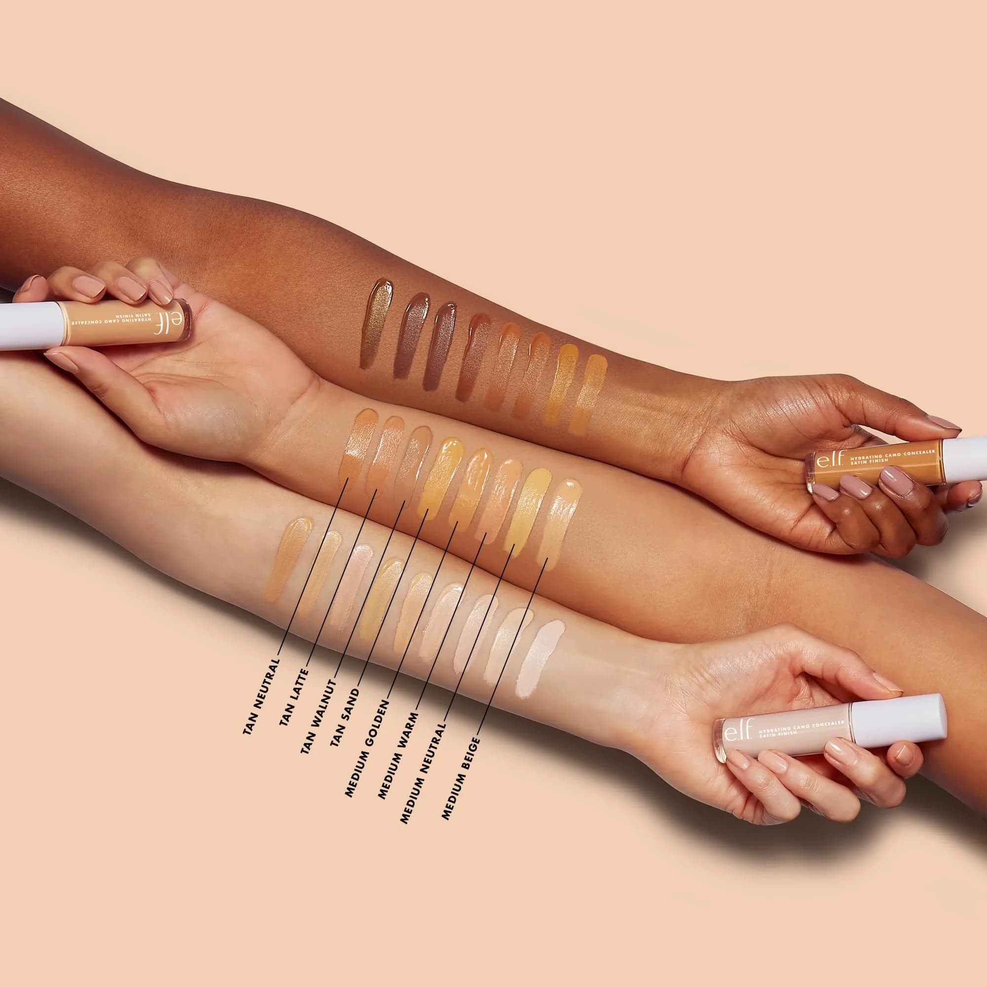 e.l.f. Hydrating Camo Concealer Tan Latte 6ml (0.2 Fl Oz) | Crease-Proof Full Coverage for Blemishes & Under-Eye Circles - view 5