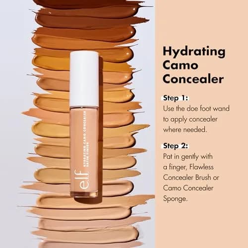 e.l.f. Hydrating Camo Concealer Tan Latte 6ml (0.2 Fl Oz) | Crease-Proof Full Coverage for Blemishes & Under-Eye Circles thumbnail 3