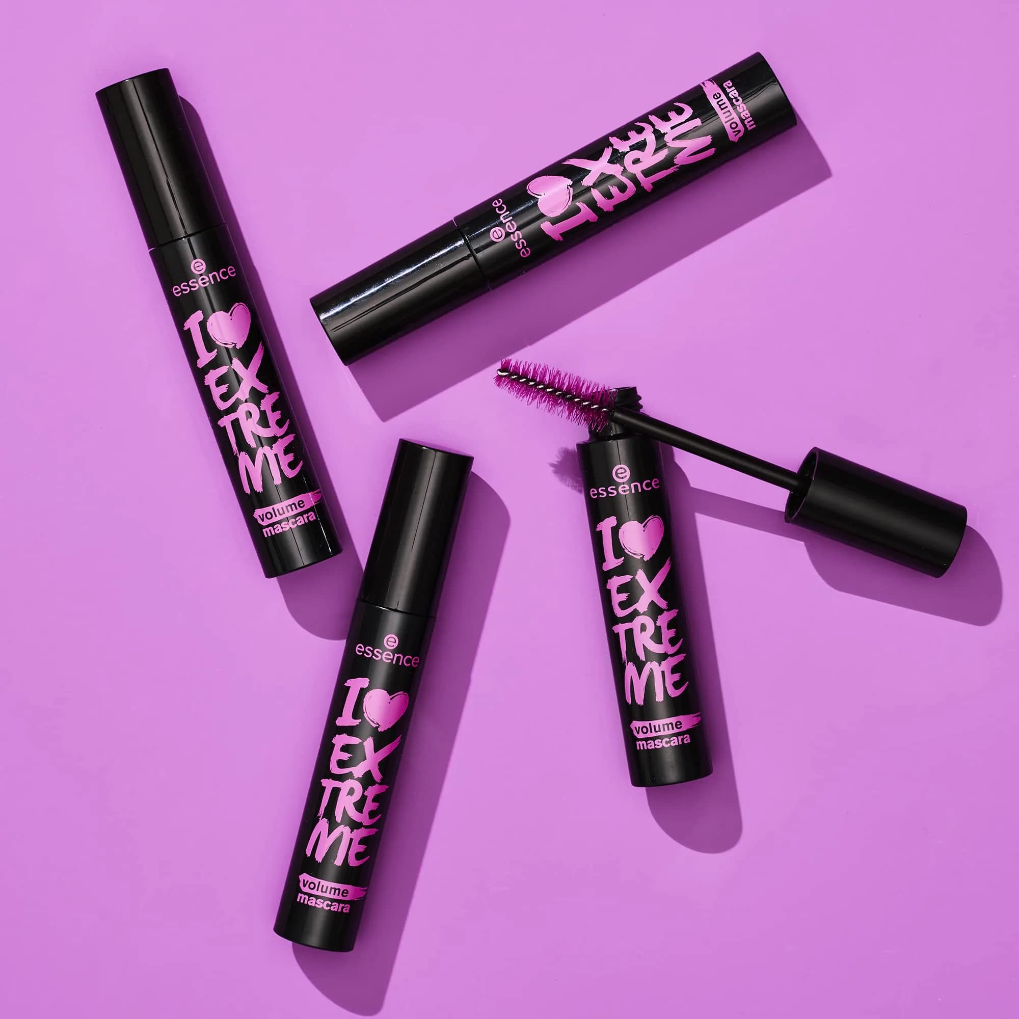 Essence Cosmetics I Love Extreme Volume Mascara Black 1.23 fl oz (36ml) | Flake-Free, Intense Black - view 7