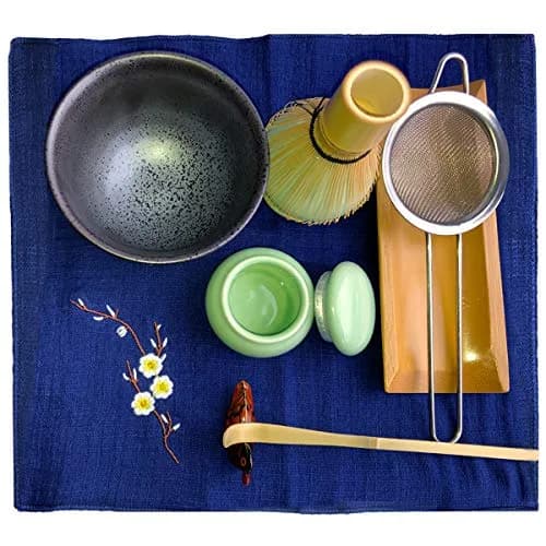 Artcome Traditional Japanese Matcha Tea Set (9Pcs) | 400ml Bowl & Bamboo Whisk Kit thumbnail 8