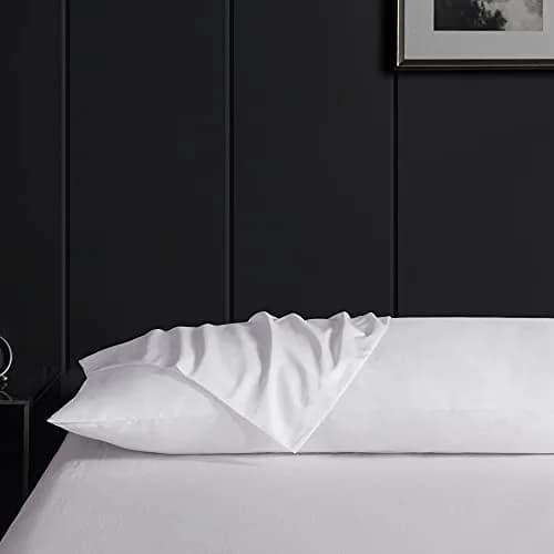 Leeden 100% Cotton Body Pillow Cover 53cm x 137cm (21"x 54") | 800 Thread Count Soft Breathable Envelope Closure thumbnail 6