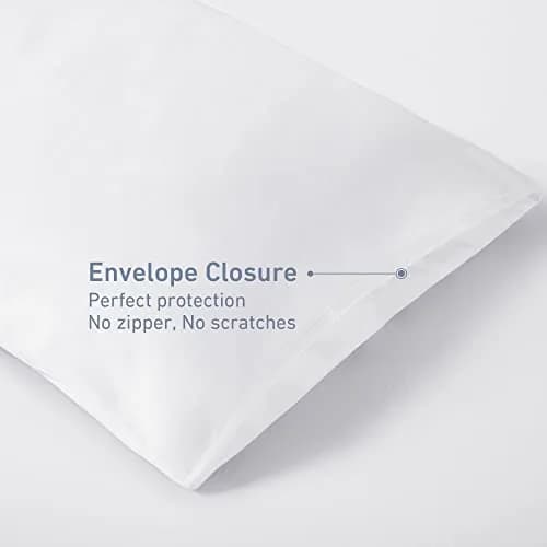 Leeden 100% Cotton Body Pillow Cover 53cm x 137cm (21"x 54") | 800 Thread Count Soft Breathable Envelope Closure thumbnail 4