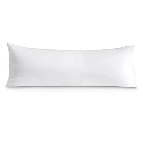 Leeden 100% Cotton Body Pillow Cover 53cm x 137cm (21"x 54") | 800 Thread Count Soft Breathable Envelope Closure - main product image