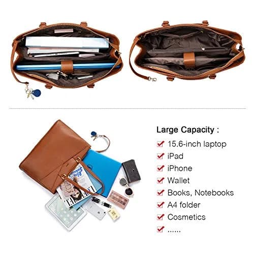 LOVEVOOK Laptop Tote Bag for Women 41.9 cm (16.5 Inch) | Professional Work & Office Bag thumbnail 5