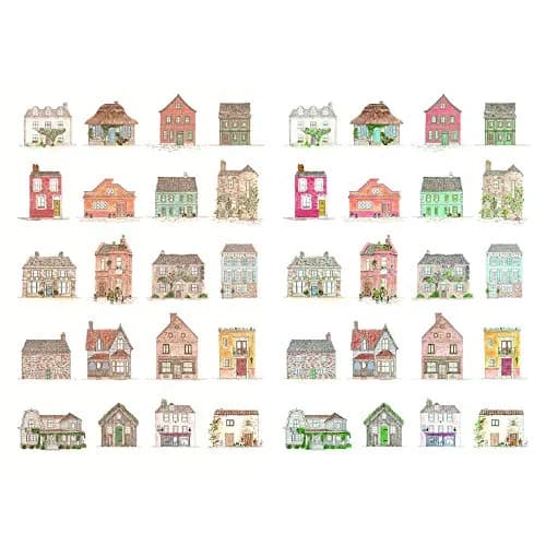 Seasonstorm Cartoon House Kawaii Aesthetic Pastel Art Agenda Journal Planner Stickers | Vibrant, Waterproof, 8x5 inch Sheets thumbnail 1