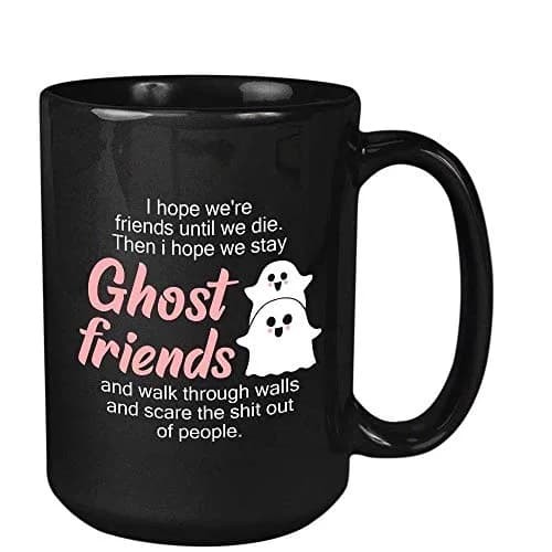 Bubble Hugs Friends Coffee Mug 15 oz | Funny Bestfriend Gift for Long Distance (70-120 chars) thumbnail 1