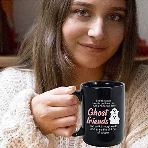 Bubble Hugs Friends Coffee Mug 15 oz | Funny Bestfriend Gift for Long Distance (70-120 chars) thumbnail 7