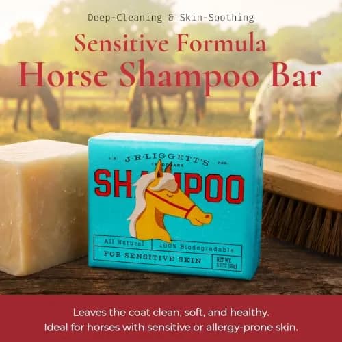 J·R·LIGGETT'S Horse Shampoo Bar 3.5 oz | Gentle, Detergent-Free Coat & Mane Cleanser thumbnail 2