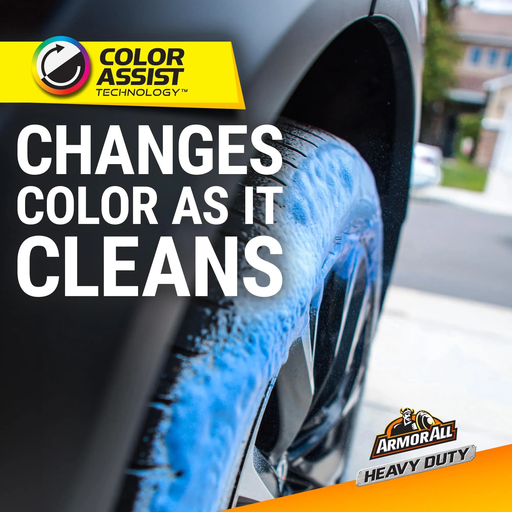 Armor All Heavy Duty Wheel and Tire Cleaner Spray 650ml (22 Fl Oz) | Color-Changing Foam for Brake Dust Removal - view 2