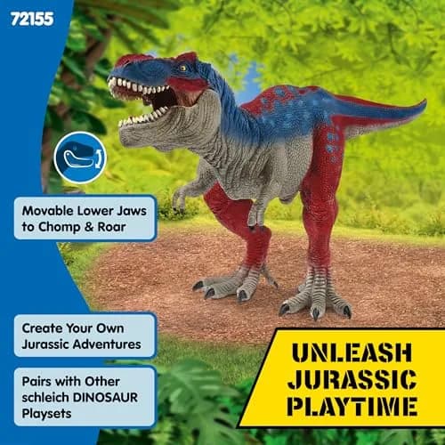 Schleich Tyrannosaurus Rex Toy 15.6 cm (5.5 inch) | Movable Jaw Action Figure for Kids 4+ thumbnail 3