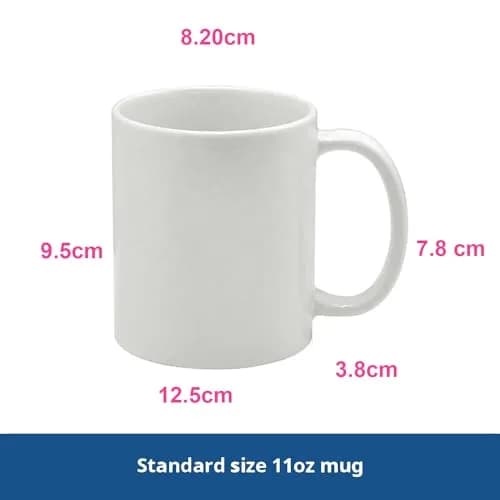 D STICKY COMPANY Just Living The Dream Ceramic Coffee Mug 11oz | Inspirational, Microwave & Dishwasher Safe thumbnail 4
