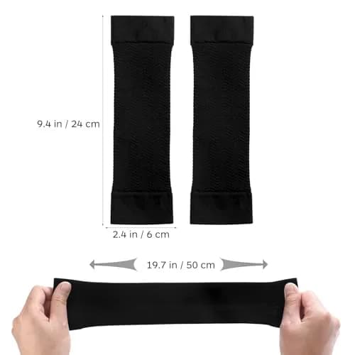 HEALLILY Arm Shaper Wrap Belt Elastic Slimming Support for Women | Breathable Lightweight Arm Support Sleeve to Improve Blood Circulation & Ease Muscle Fatigue thumbnail 7