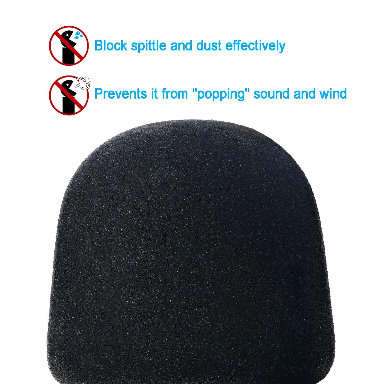 YOUSHARES Velvet-like Foam Windscreen for Blue Yeti X Mic | Reduces Plosives & Background Noise - view 6
