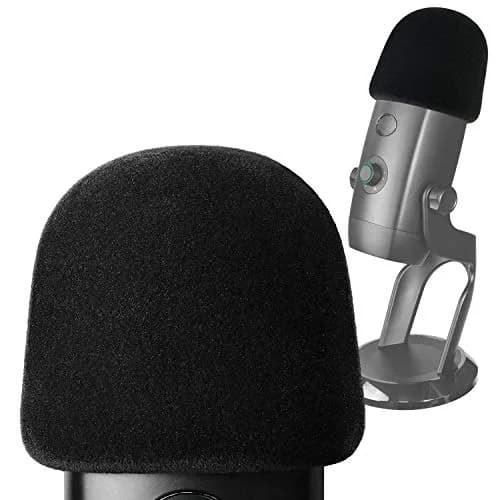 YOUSHARES Velvet-like Foam Windscreen for Blue Yeti X Mic | Reduces Plosives & Background Noise thumbnail 1