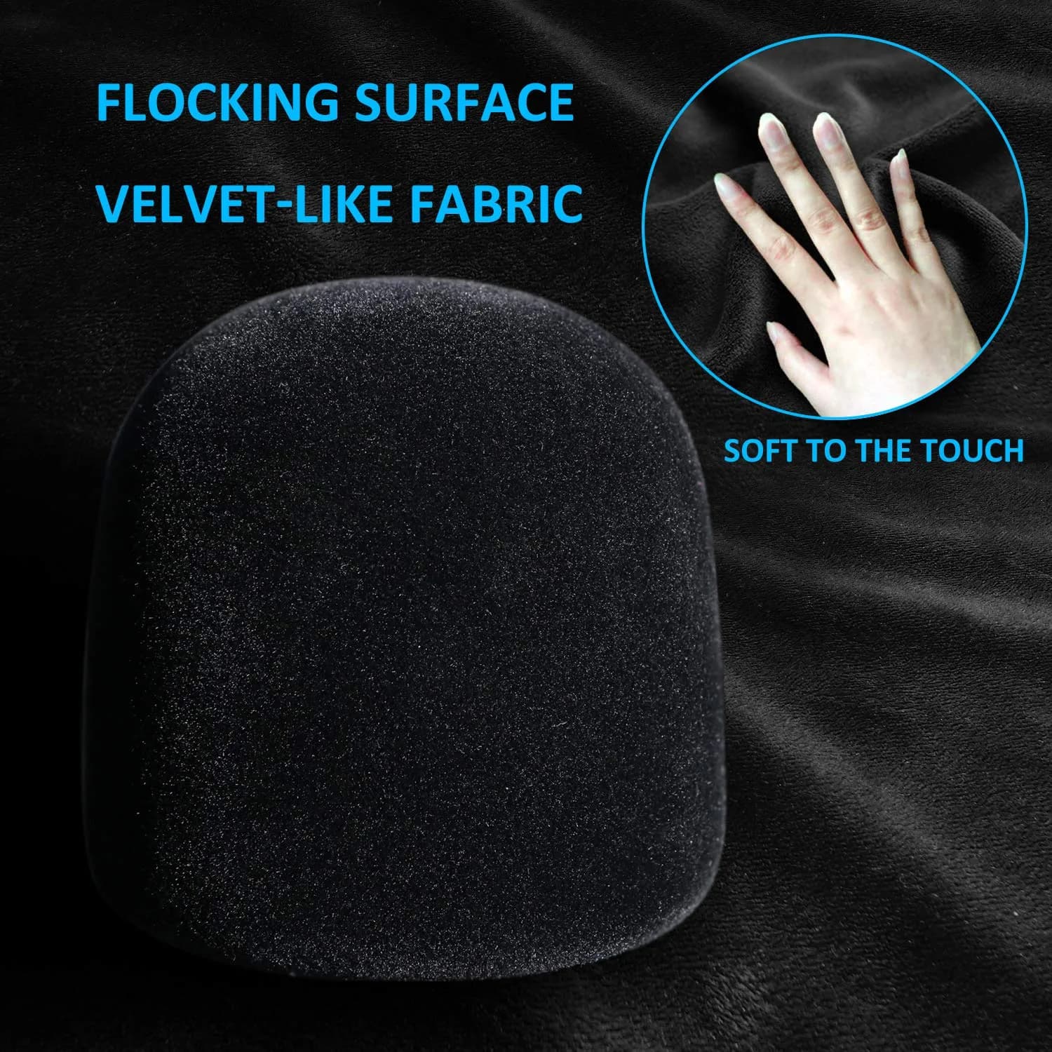 YOUSHARES Velvet-like Foam Windscreen for Blue Yeti X Mic | Reduces Plosives & Background Noise - view 2