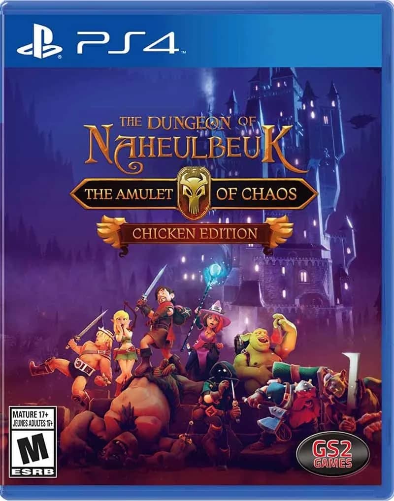 GS2 Games The Dungeon of Naheulbeuk: The Amulet of Chaos (Chicken Edition) - PlayStation 4 | Tactical RPG with Humor & Chaos - main product image