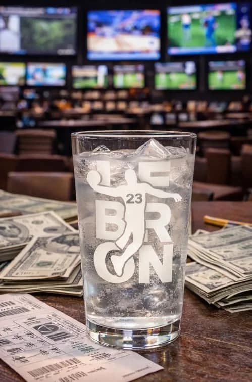 Hat Shark Lebron #23 Basketball Laser Engraved Pint Glass 473ml (16 oz) | Custom Sports Gift thumbnail 17