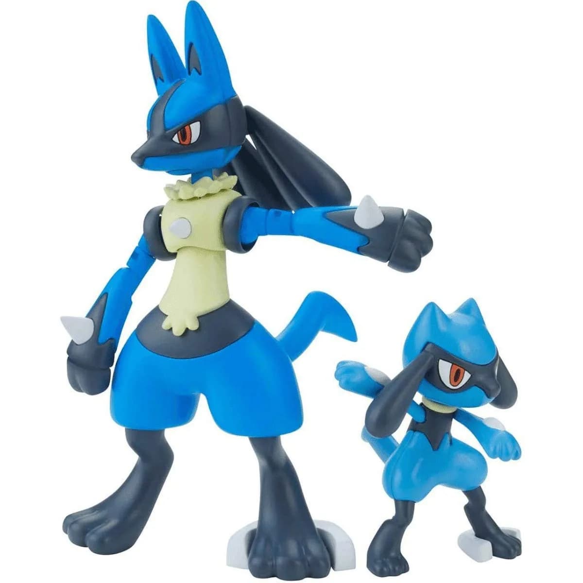 Bandai Hobby Pokémon Riolu & Lucario Model Kit 19.1cm (7.5in) | Poseable Figures for Display - main product image