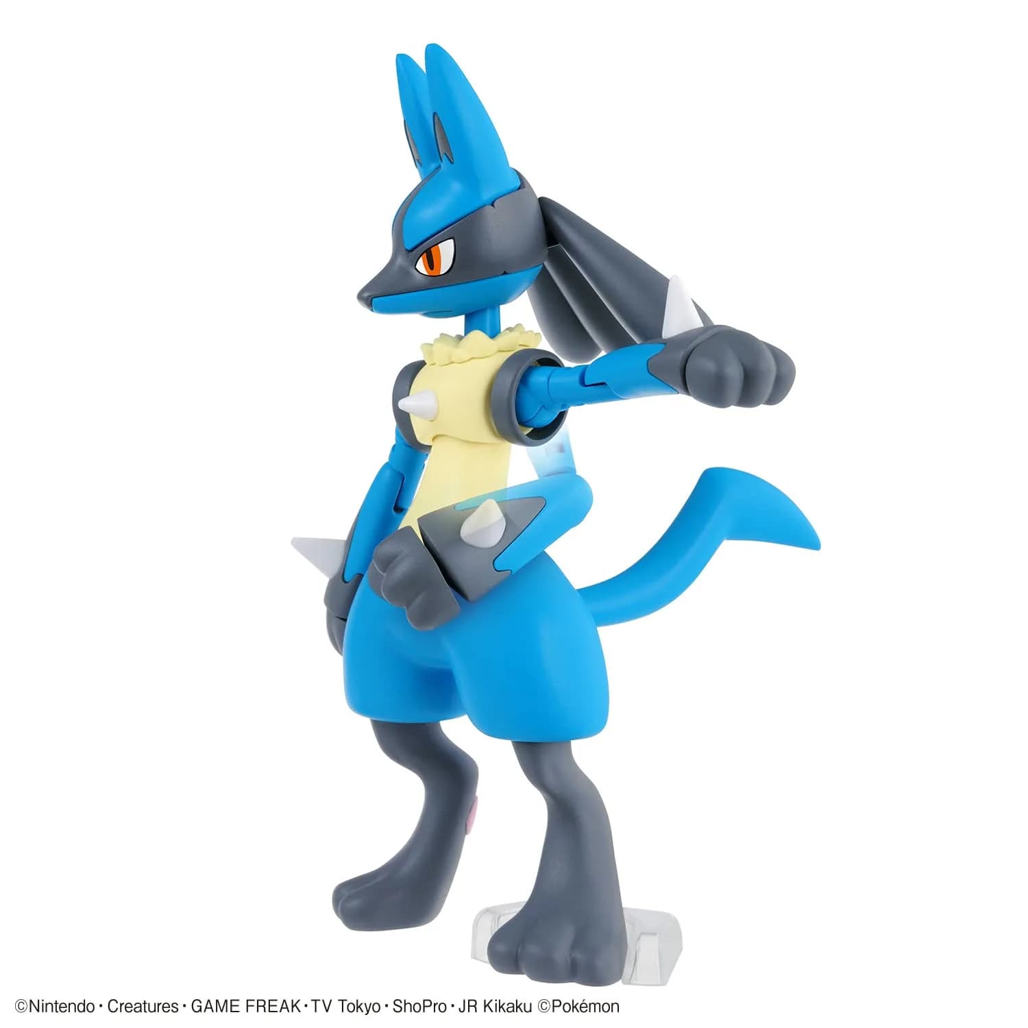Bandai Hobby Pokémon Riolu & Lucario Model Kit 19.1cm (7.5in) | Poseable Figures for Display - view 5