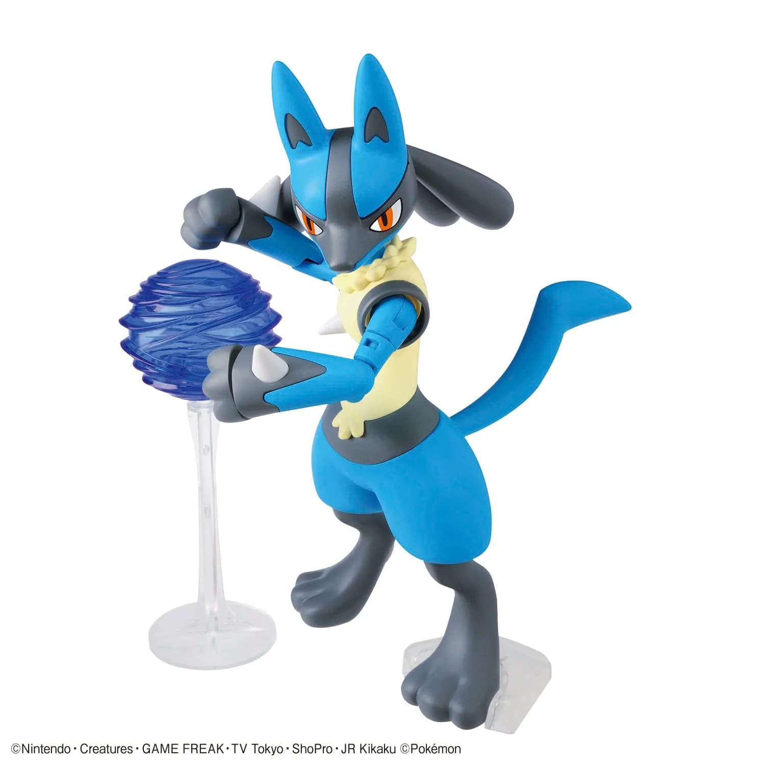 Bandai Hobby Pokémon Riolu & Lucario Model Kit 19.1cm (7.5in) | Poseable Figures for Display - view 6