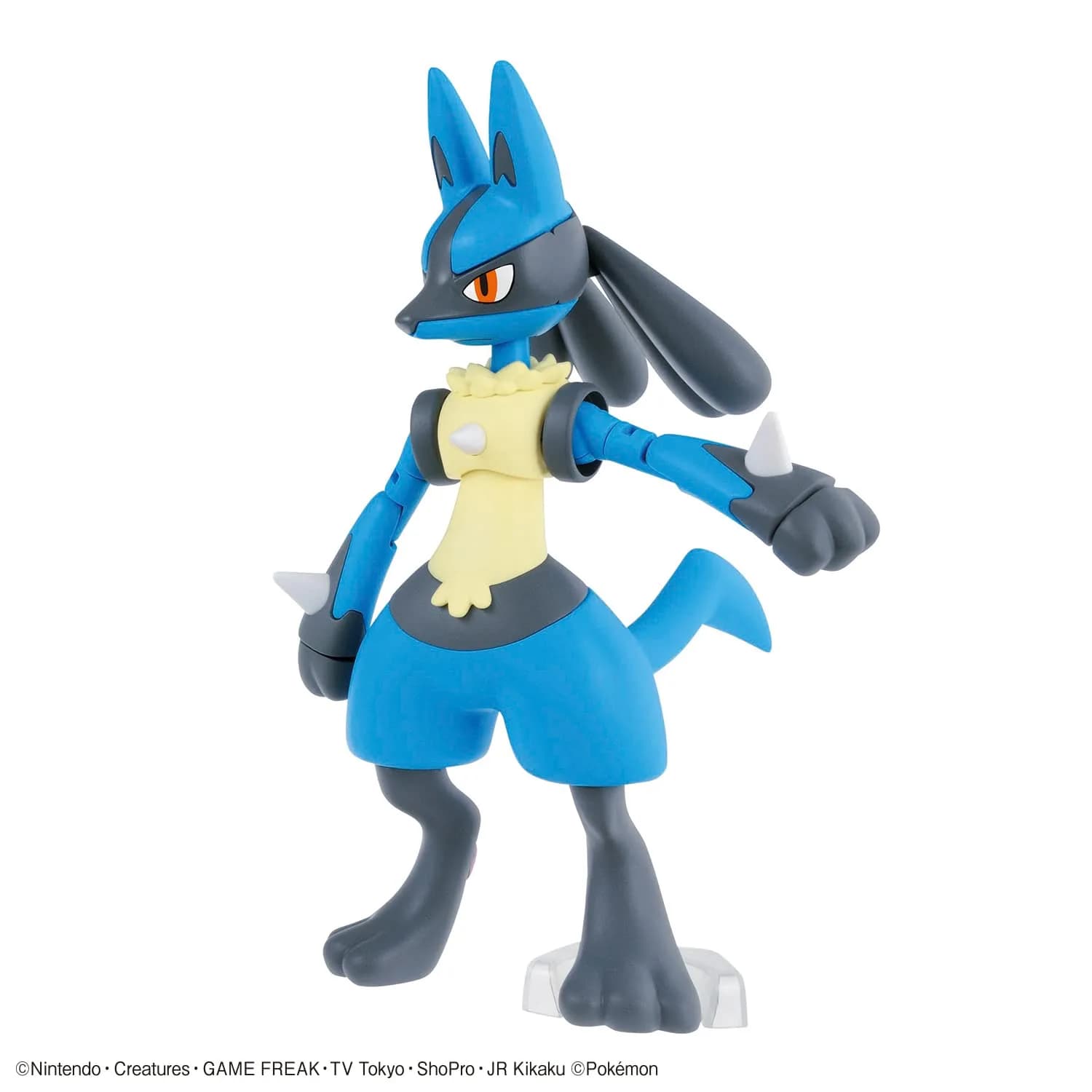 Bandai Hobby Pokémon Riolu & Lucario Model Kit 19.1cm (7.5in) | Poseable Figures for Display - view 3