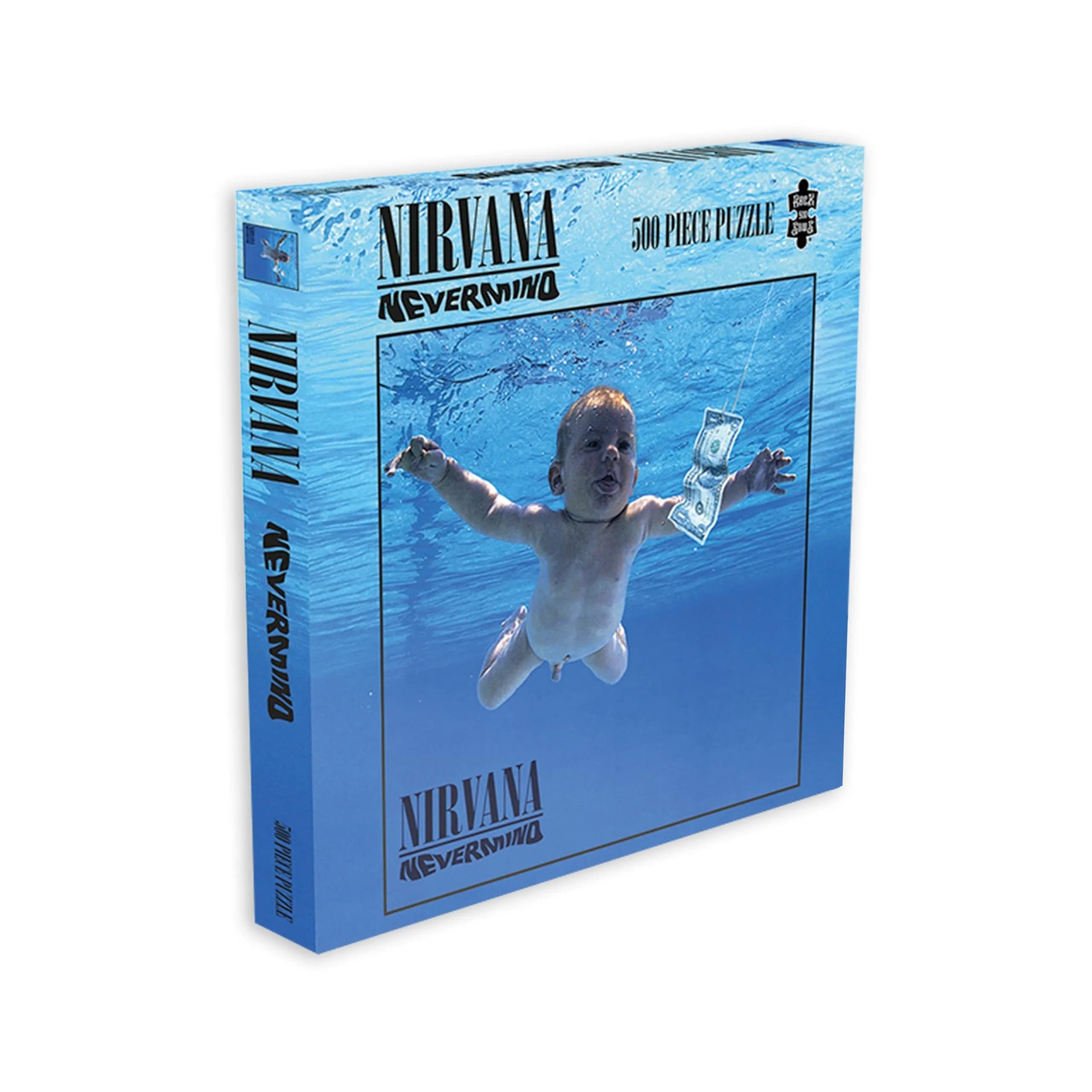 RockSaws Nirvana Nevermind 500 Piece Jigsaw Puzzle | Officially Licensed Music Memorabilia, 39cm x 39cm
