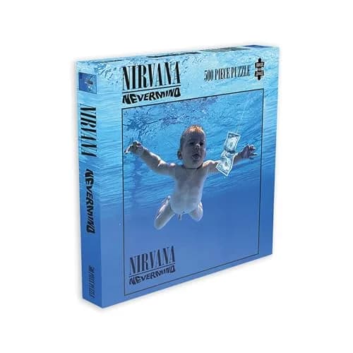 RockSaws Nirvana Nevermind 500 Piece Jigsaw Puzzle | Officially Licensed Music Memorabilia, 39cm x 39cm thumbnail 1