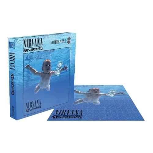 RockSaws Nirvana Nevermind 500 Piece Jigsaw Puzzle | Officially Licensed Music Memorabilia, 39cm x 39cm thumbnail 3