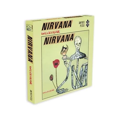 RockSaws Nirvana Incesticide 500 Piece Jigsaw Puzzle | Music & Rock Theme, 41cm x 41cm thumbnail 1