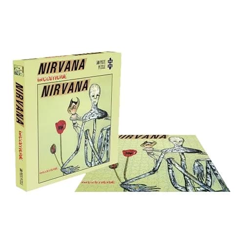 RockSaws Nirvana Incesticide 500 Piece Jigsaw Puzzle | Music & Rock Theme, 41cm x 41cm thumbnail 3