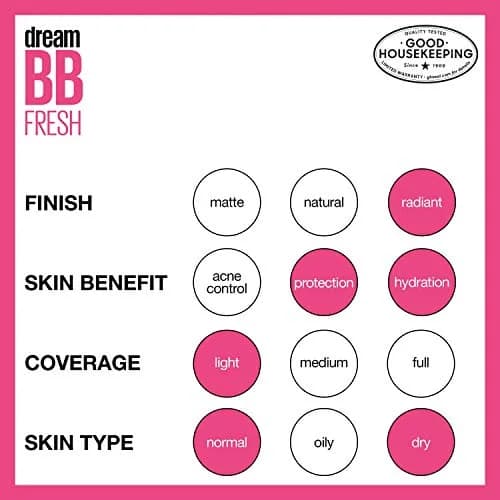 Maybelline Dream Fresh Skin Hydrating BB Cream 1 Fl Oz | 8-in-1 Skin Perfecting Beauty Balm with SPF 30 thumbnail 6