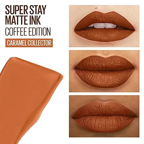 Maybelline SuperStay Matte Ink Liquid Lipstick, Coffee Edition, Caramel Collector, 0.17 Fl Oz (5 ml) | Long-Lasting Matte Color - view 3