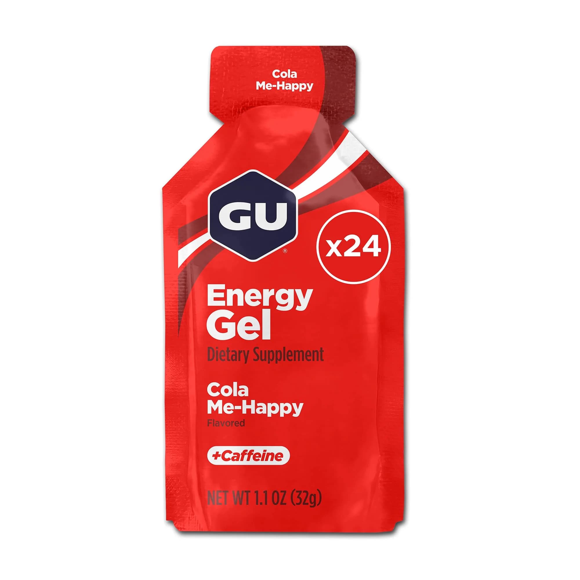 GU Energy Original Sports Nutrition Energy Gel Cola Me-Happy 1.1 oz (31g) | Vegan, Gluten-Free, Kosher, Dairy-Free Energy - main product image