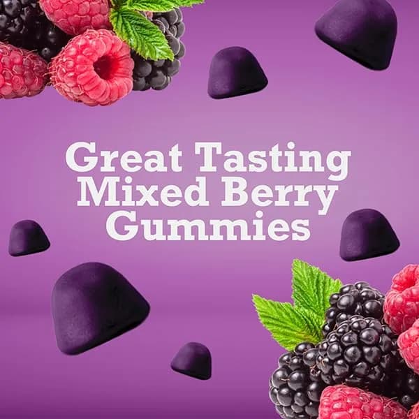 Senokot Dietary Supplement Laxative Gummies, Mixed Berry Flavor, 60 Count | Gentle Overnight Relief for Occasional Constipation thumbnail 6