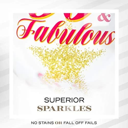 SAY HO UM 70 and Fabulous Birthday Wine Glass for Women | 23 oz, 8.8 Inch Tall | Perfect Gift for 70th Birthday thumbnail 5