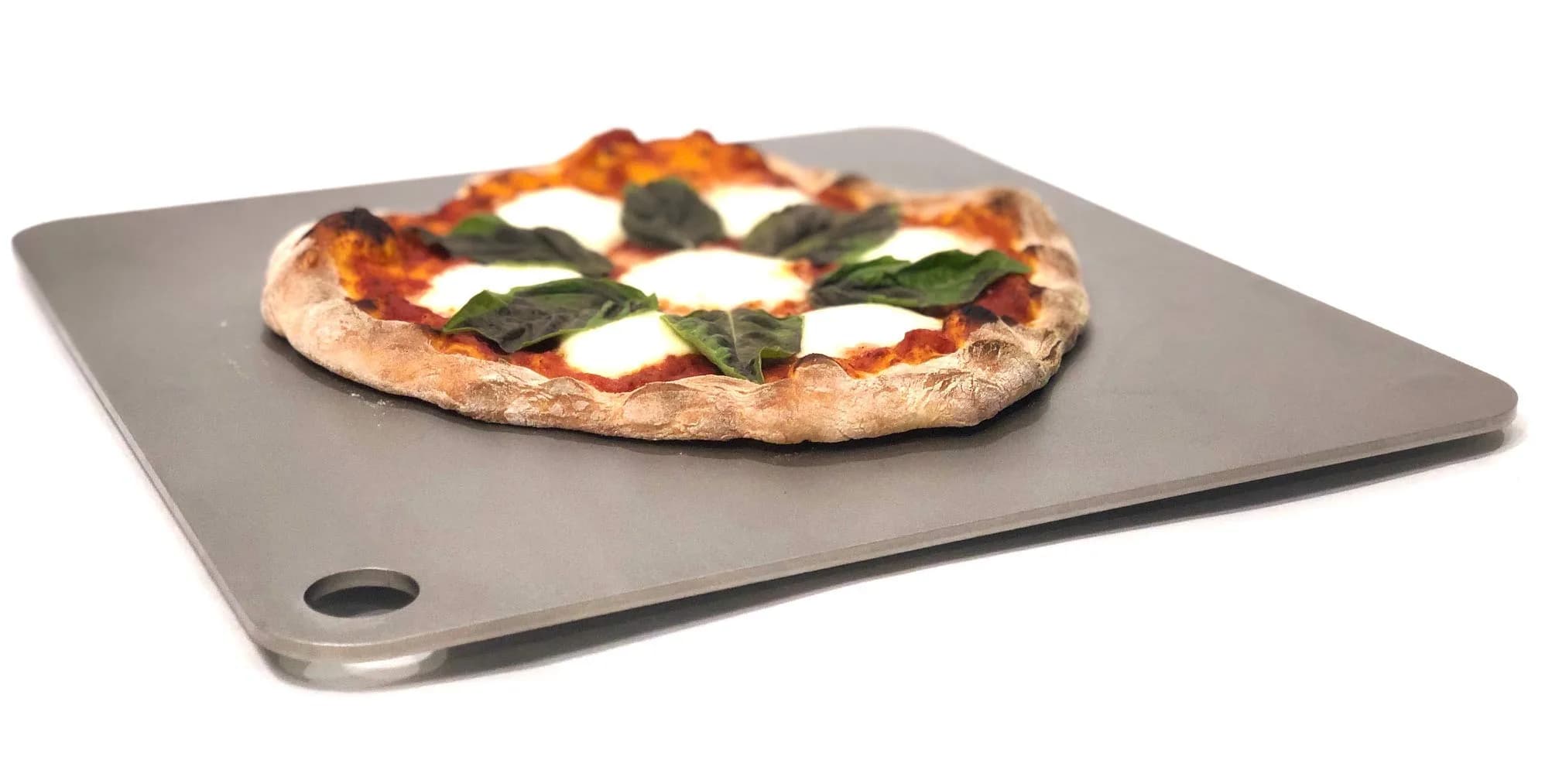 THERMICHEF 14" x 14" Pizza Steel - 3/8" Steel, 9.1kg (20 lbs) | Heavy-Duty Oven & Grill Steel — 3/8" Deluxe Version