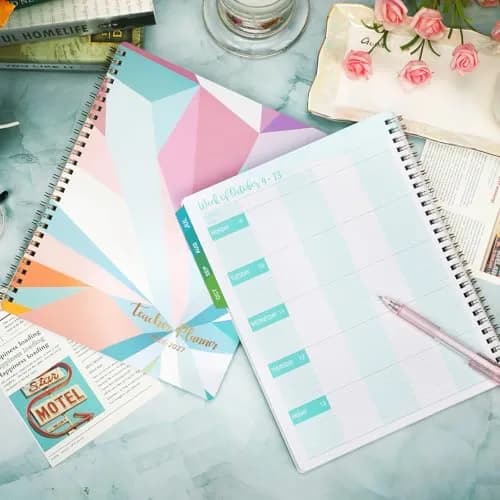 Artfan Teacher Planner 2026-2027 | Weekly & Monthly Schedule for Teachers, 9" x 11" thumbnail 9
