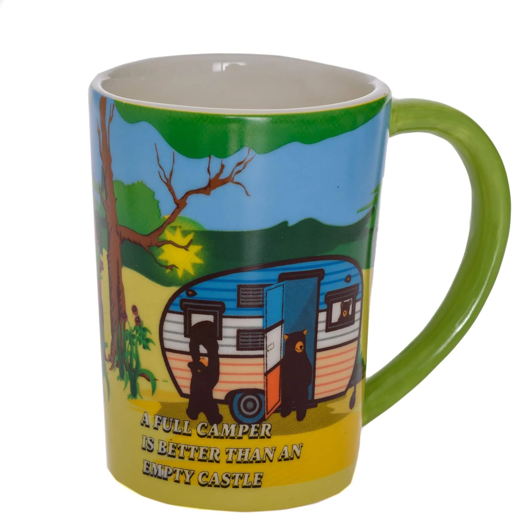 Pine Ridge Black Bear RV Camper Ceramic Mug 12oz | Nature Lover Gift for Campers & Outdoors