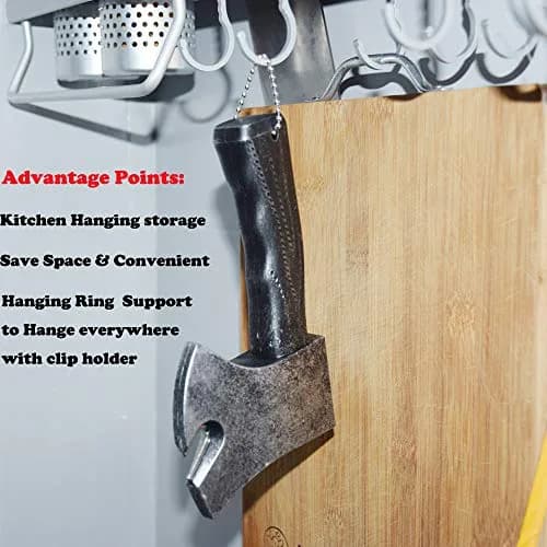 AMJUDOT Refrigerator Magnetic Axe Bottle Opener | Magnetic & Axe Hammer Shape, 18.5 x 10 x 5 cm thumbnail 3