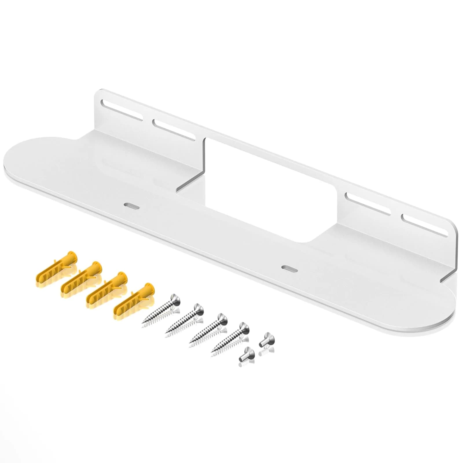 notiela Heavy Duty Wall Mount for Sonos Beam White | Space-Saving Soundbar Bracket — White