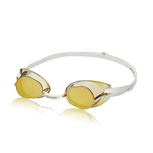 Speedo Unisex-Adult Swedish Swim Goggles | Mirrored, Low-Profile, Self-Assembly thumbnail 2