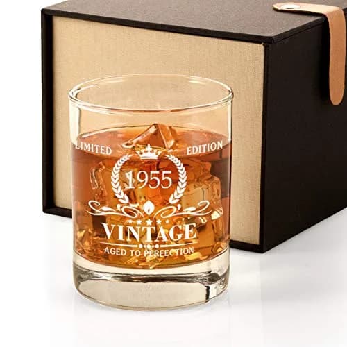 Triwol 71st Birthday Whiskey Glass | Vintage 1955 Gift for Men in India thumbnail 1
