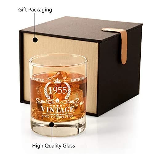 Triwol 71st Birthday Whiskey Glass | Vintage 1955 Gift for Men in India thumbnail 7