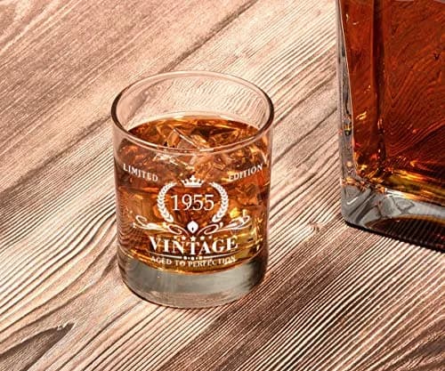 Triwol 71st Birthday Whiskey Glass | Vintage 1955 Gift for Men in India thumbnail 2