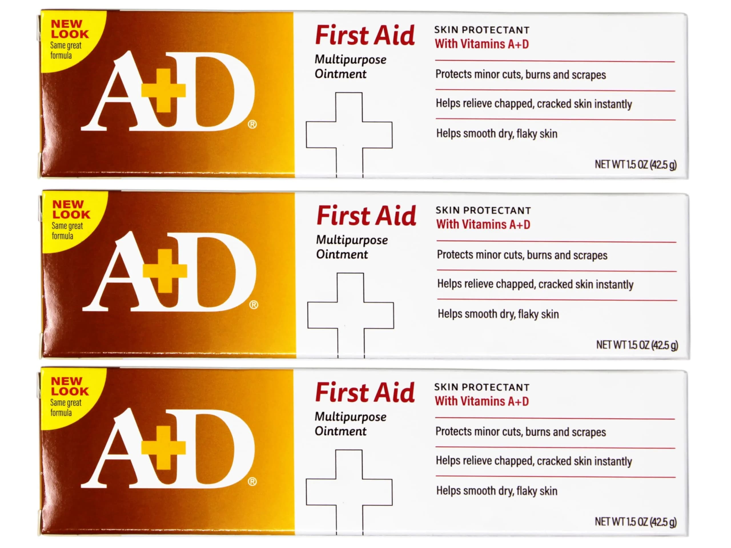 A+D First Aid Ointment 1.5 Oz | Multipurpose Dry Skin Moisturizer & Skin Protectant — Ointment