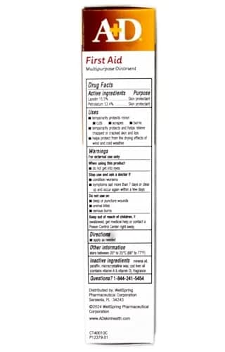 A+D First Aid Ointment 1.5 Oz | Multipurpose Dry Skin Moisturizer & Skin Protectant thumbnail 4