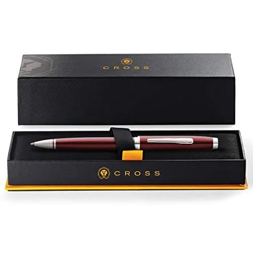 Cross Coventry Ballpoint Pen (Medium Stroke Thickness with Gift Box) Red/Chrome | Classic, Refillable, Gift-Ready thumbnail 4