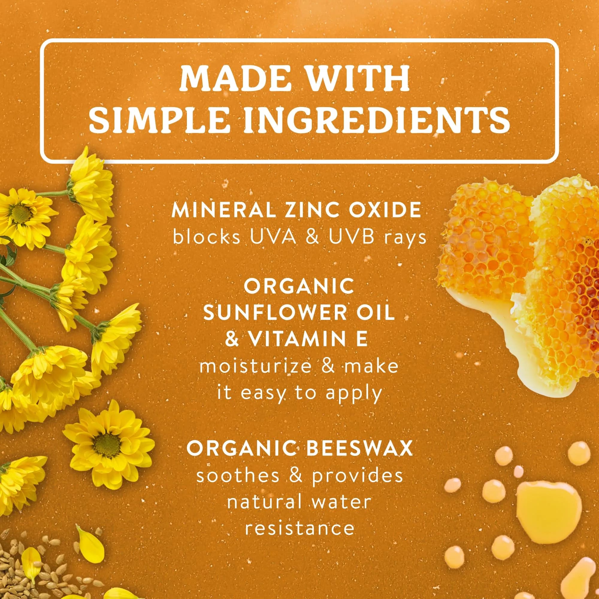 Badger Kids Mineral Sunscreen Combo SPF 40 Cream + SPF 35 Face Stick | 98% Organic Ingredients, Water Resistant, Reef Safe - view 4