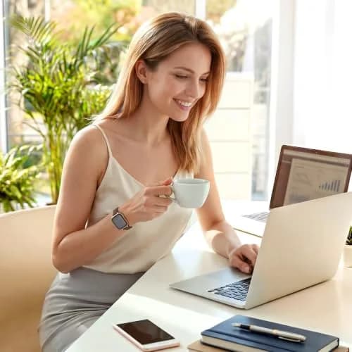 STIROLL Slim Leather Band Compatible with Apple Watch Series 12-1/Ultra 49mm | Elegant Small Wrist Strap thumbnail 5